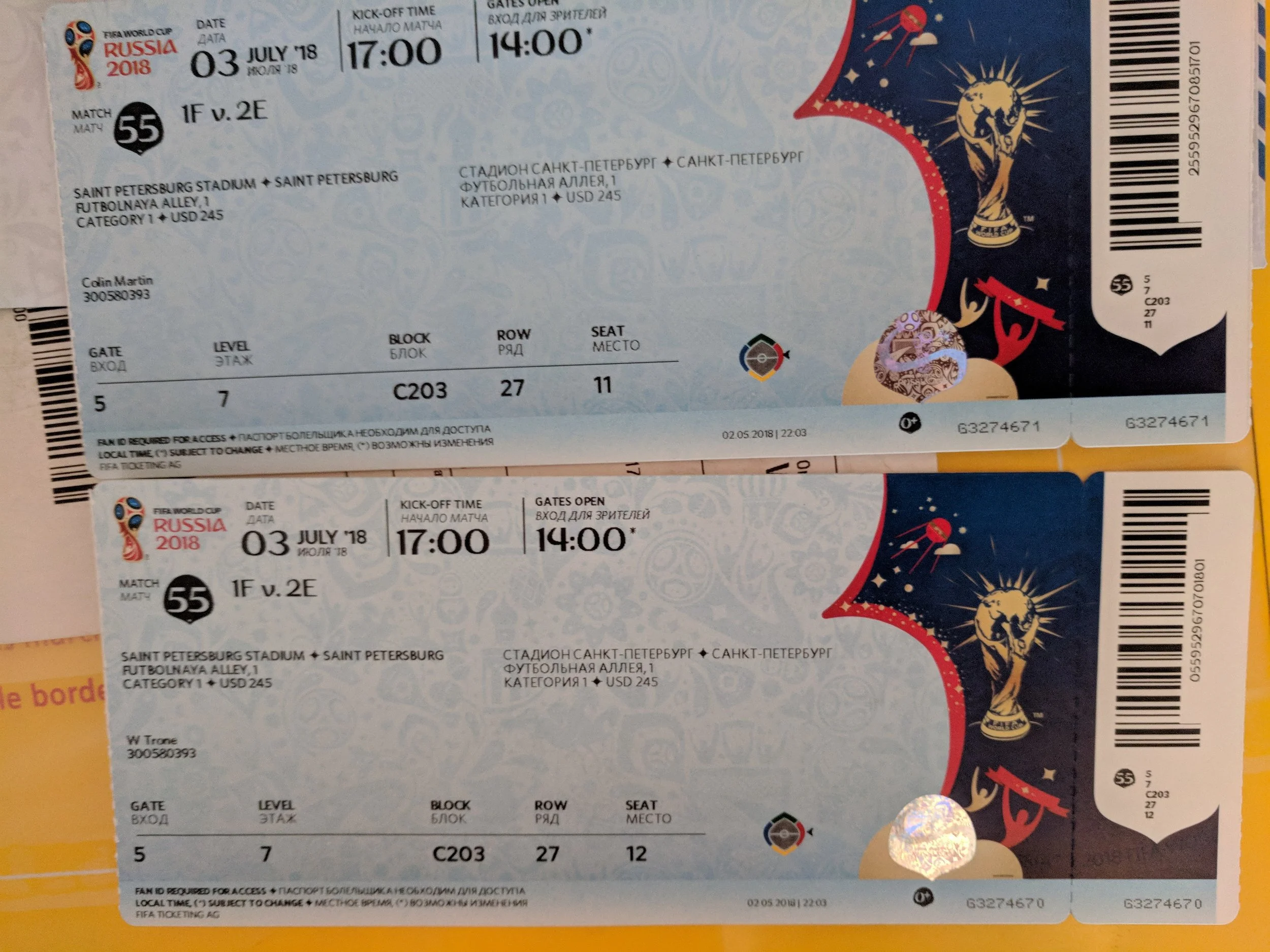 '06ドイツWC ベスト16 ドイツvスウェーデン チケット半券 06ドイツWC ベスト16 ドイツvスウェーデン チケット半券 06ドイツWC